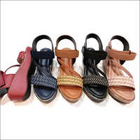 मल्टीकलर लेडीज़ सिंथेटिक सैंडल