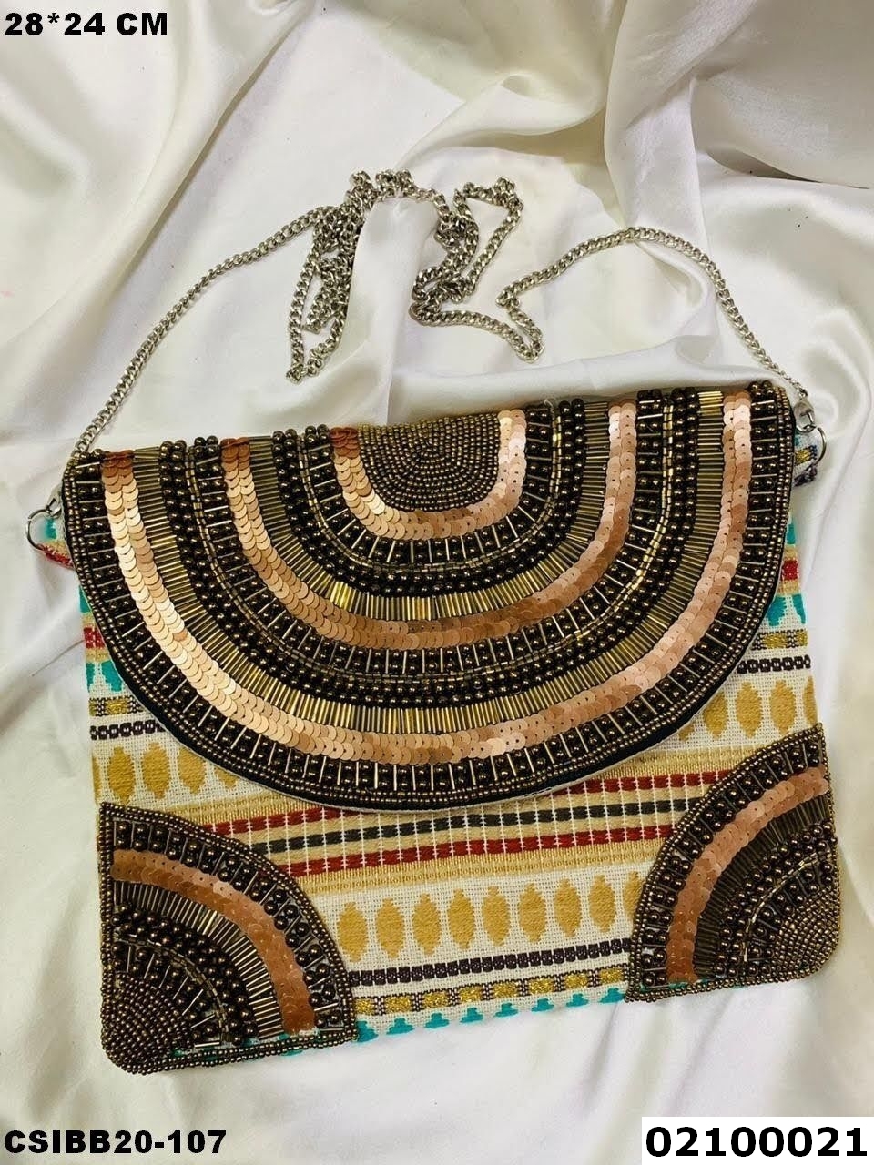 Multi Beaded Boho Bags