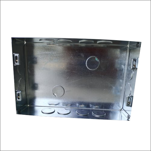 Silver 4 Way Gi Modular Electrical Box