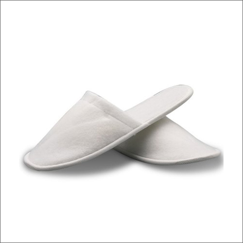 White Disposable Slipper - Terry & Non Woven Material, 3 Mm & 5 Mm Size, Unisex Design For All Seasons