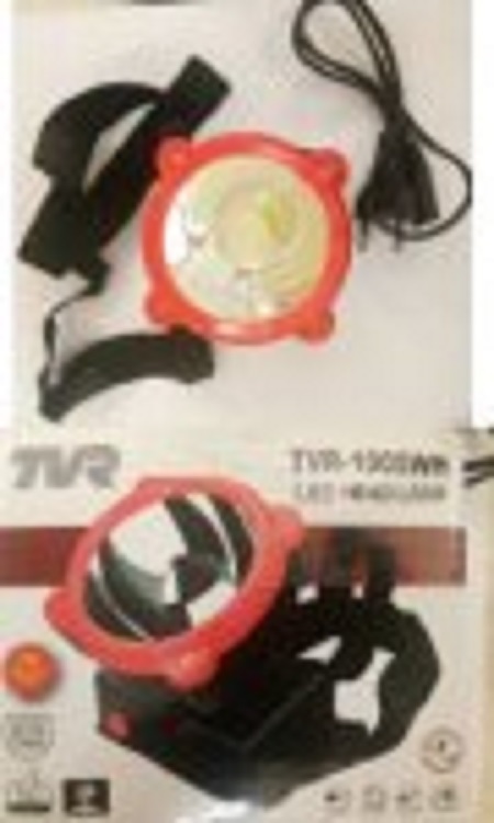 Led Flashlight - Abs Plastic, 17x145x105 Mm Approx., Matte Black | 15w, 4v 8ah Lead-acid Battery, Water Resistant, 1000m Range, 3-step Operation