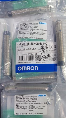 E2B-M12LN08-M1-C1 NPN-NO, E2B-M12LN08-M1-B1 PNP-NO, Omron Proximity 12MM,L70MM,SD8MM, Plug in Type