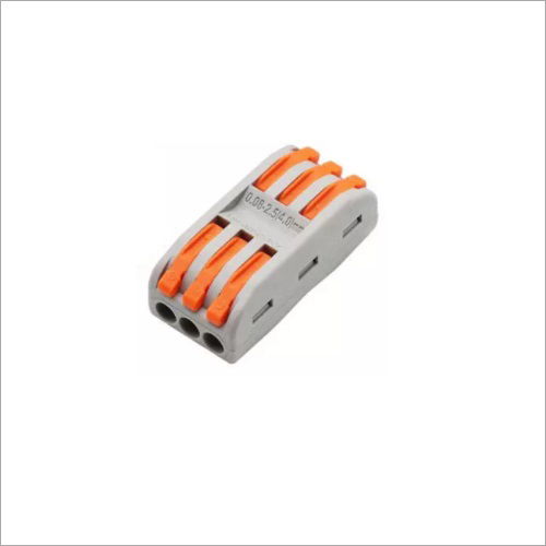 Ch-813 0.08-2.5Mm Spl-3 Pole Wire Connector With Spring Lock Lever For 3 Wire Line Connection