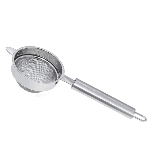 Tea Strainer With Ss Pipe Handle - Color: Silver