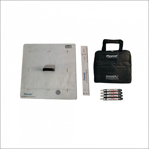 AccuSHRINK i9 (ISO) - Acrylic Template 500mm | Easy-to-Use Shrinkage & Stretch Tester with Calibrated Scale, Mobile Carrying Case, Calibration Certificate