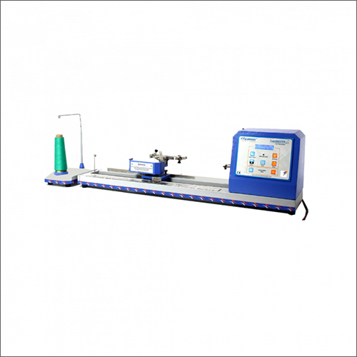 Motorised Multi Yarn Twist Tester - 1120x480x370mm, Blue & Grey | Advanced Microprocessor Control, Adjustable Tension, Digital Display
