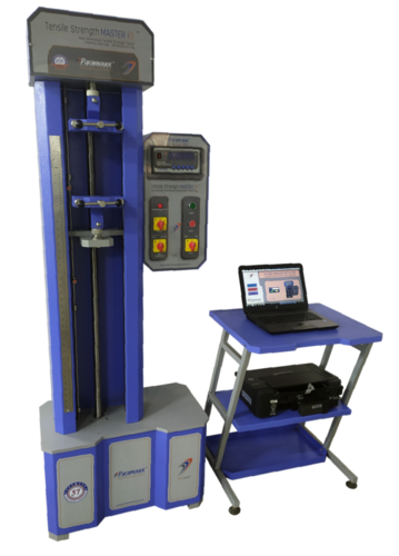Paramount Tensile Strength Tester i9 - Mild Steel, 26.3x15x73.6 Inch, Blue & Grey | 500 kgf Capacity, Advanced AccuTEST Software, Digital Display, Dual Operation Modes