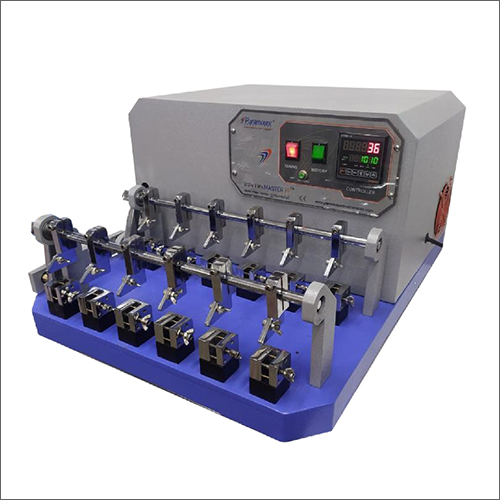 Bally Flex Tester I9 (12 Station Digital) - 72 Kg, 43.3x28x15.3 Inch | Mild Steel & Stainless Steel, Ergonomic, Accurate Flexing Endurance Testing