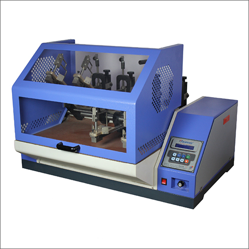 Paramount Whole Shoe Flexing Tester Ft02 - Mild Steel, 37.4x27.5x32.2 Inches | Ergonomic Design, Accurate Results, Low Noise Operation, Digital Control Panel, 4 Sample Capacity