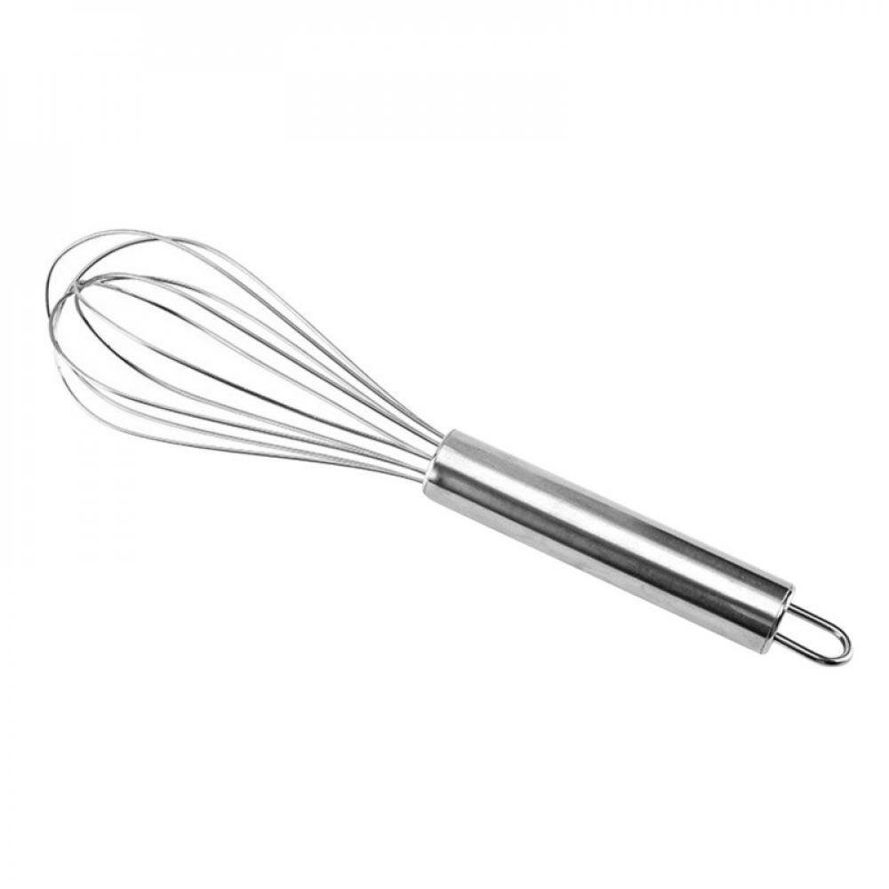 Cuser's Stainless Steel High Quality Heavy Duty Whisk/blender 4 No. - Stainless Steel, 24.8 Cm Length, Silver Color | Ideal For Mixing, Whipping & Stirring Eggs And Cream