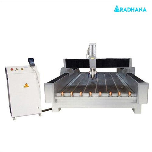 Aaradhana Stone Cutting CNC Router Machine - 5.5 kW Automatic Operation, 24000 RPM Spindle Speed | Ideal for Wood and Stone Material