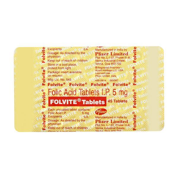 Folic Acid Tablets Specific Drug