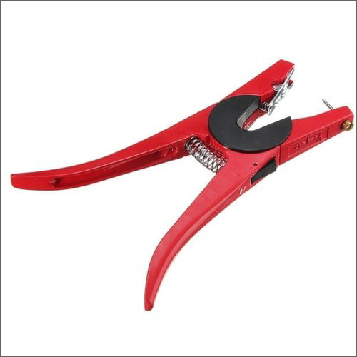 Red Animal Ear Tag Applicator Plier