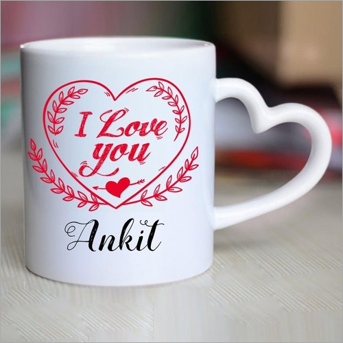 Sublimation Coffee Mug - Ceramic, 350ml, White, Round Shape | Ideal for Gifting, Printed Design
