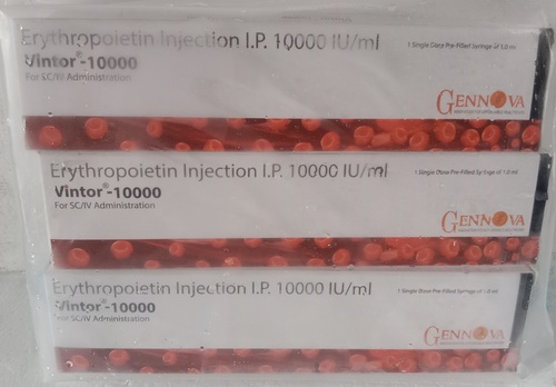 Vintor 10000Iu Injection Ingredients: Erythropoietin