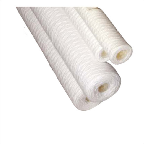 String Wound Depth Filter Cartridge - Polypropylene, 1-100 Micron Filtration Rating , Up to 100 psi Operating Pressure, 40-140°F Operating Temperature