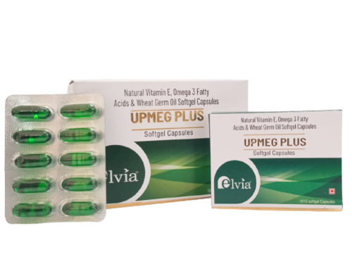 Vitamin E 400 I.U. Wheat germ Oil 100 mg Omega-3 Fatty Acids 30 mg Softgel Capsule
