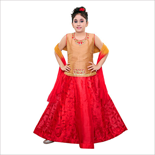 Teenage Girls Ethnic Party Wear Dress