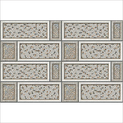 नॉन-स्लिप 300x450mm डिज़ाइन किया गया एलिवेशन वॉल टाइल