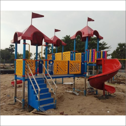 Frp & Mild Steel Outdoor Multi Activity Play Station
