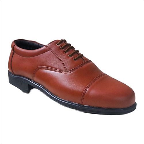 Summer Mens Brown Leather Formal Shoes