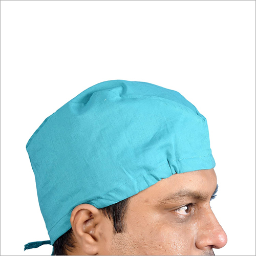 Green Plain Surgical Cap