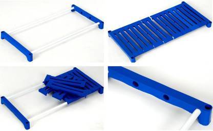 Blue & White 6 Shelf Rover Shoe Rack