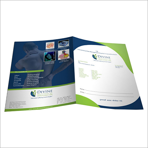 Flyers Printing Services - Glossy Paper 100gsm A4 , Tri-Fold with Gloss Lamination and CMYK Offset Printing