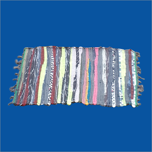 Cotton Floor Mat - Color: Multicolor