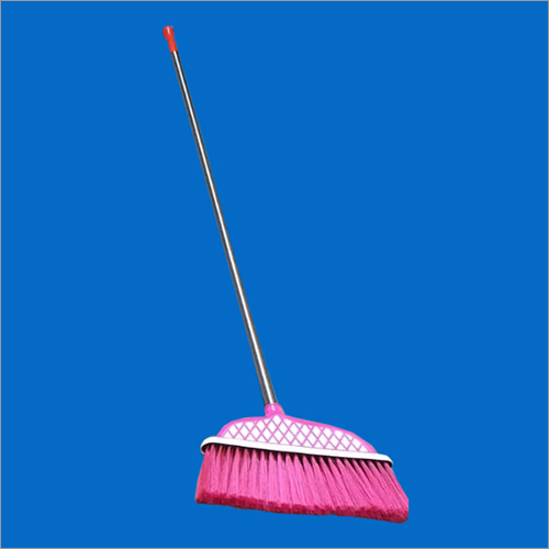 Plastic Floor Brooms - Color: Pink