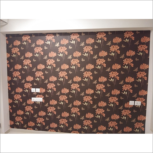 पेपर फ्लोरल प्रिंटेड वॉलपेपर