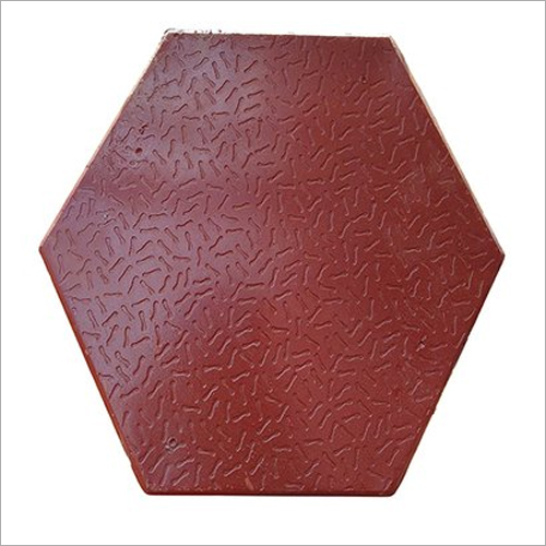 रेड हाई स्ट्रेंथ हेक्सागोनल पेवर ब्लॉक