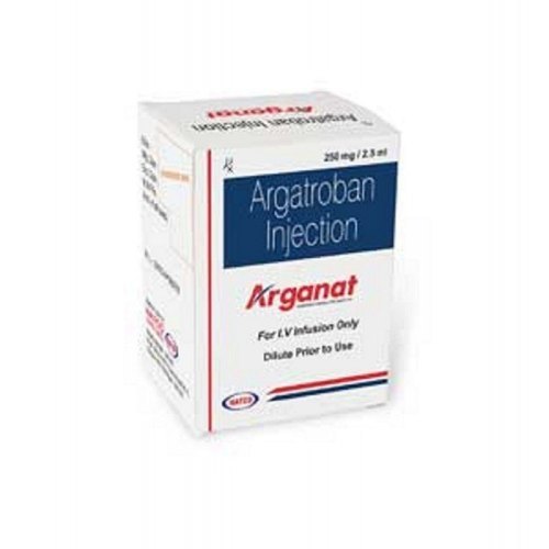 Argatroban Injection - 250mg Liquid, Anticoagulant For Clot Prevention And Stroke Risk Reduction, Infusion For Vein Administration
