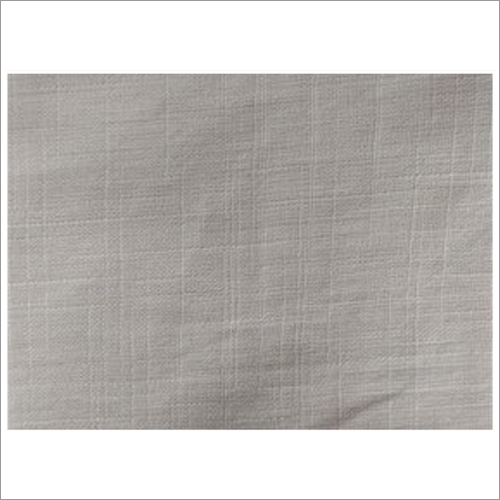 Plain Light Grey Cotton Fabric - Gsm 110, Width 36 Inches/90 Cm, Pure Cotton Material, Washable Fabric For Summer Apparel