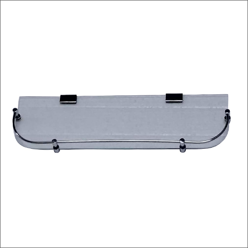 Transparent Glass Bathroom Shelf Size: Customized
