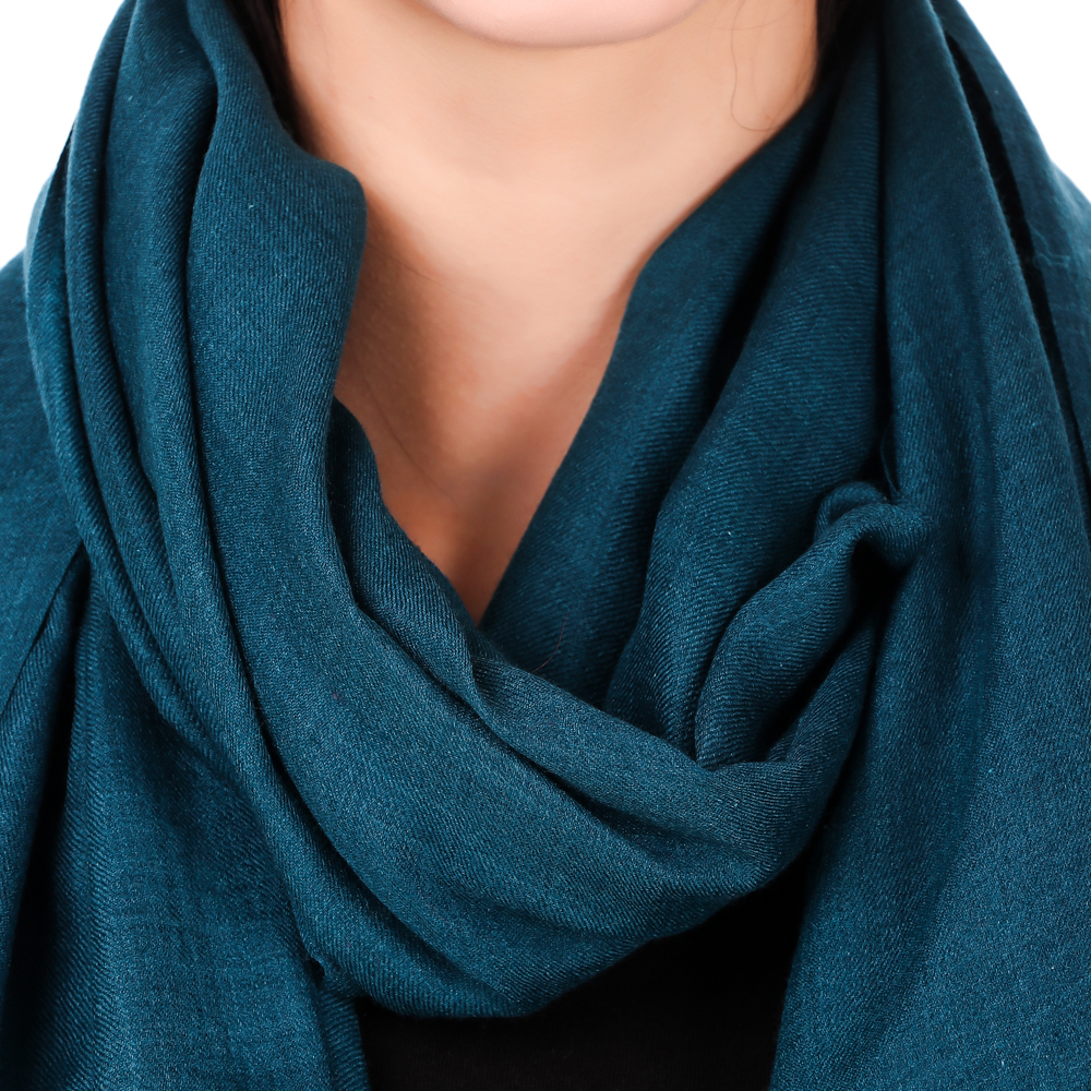 Plane Solid Colors Silk Pashmina