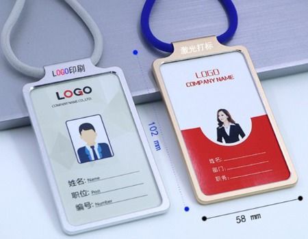 Id Card Holder - Pvc Material, 85x54mm Size, Multi Color | Matte Finish, 800 Microns Thick, Water Resistant, Rectangle Shape