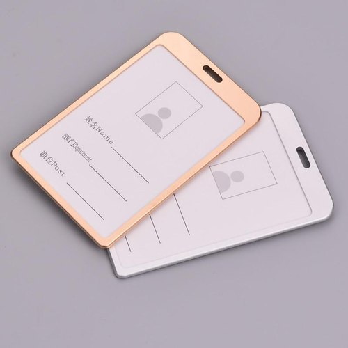 Id Card Holder - Pvc Material, 85x54mm Size, Multi Color | Matte Finish, 800 Microns Thick, Water Resistant, Rectangle Shape