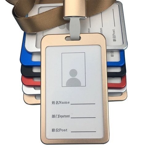 Id Card Holder - Pvc Material, 85x54mm Size, Multi Color | Matte Finish, 800 Microns Thick, Water Resistant, Rectangle Shape