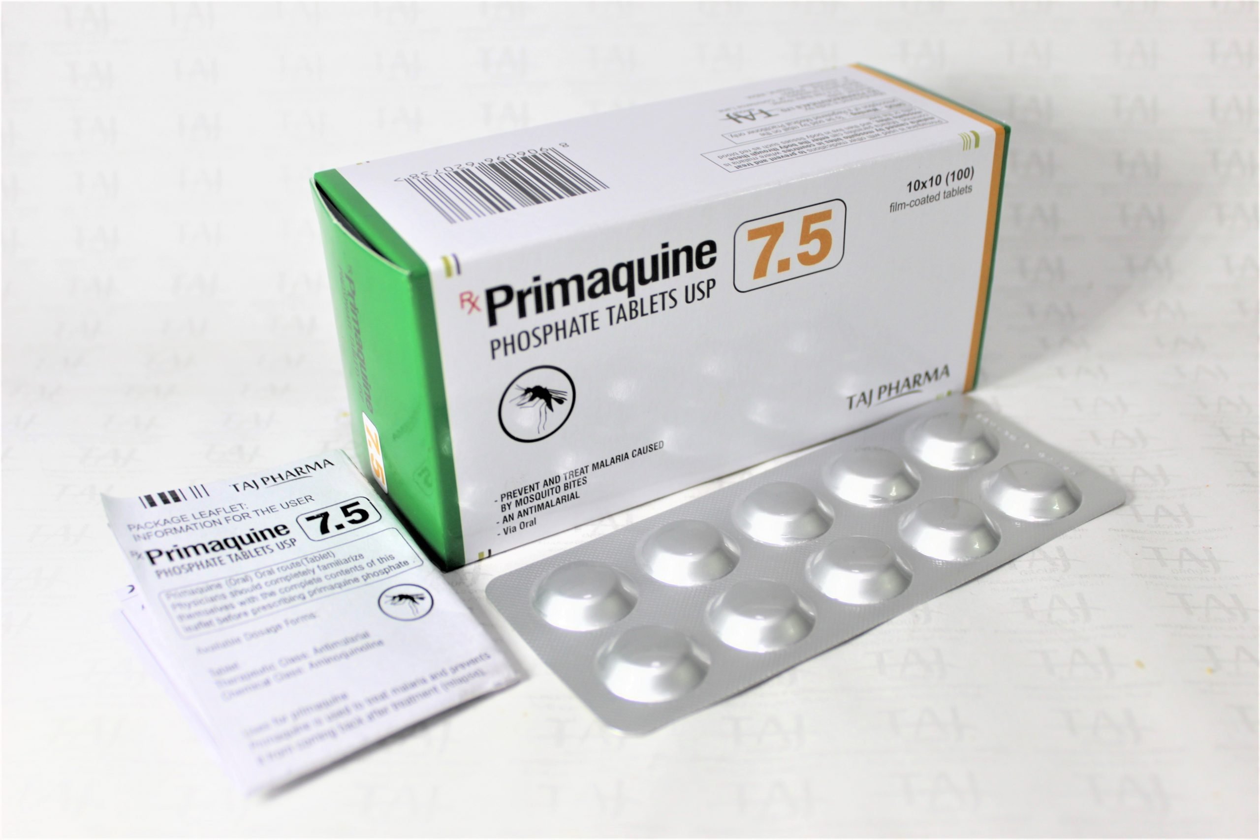 Primaquine Phosphate Tablets - 20x10 Tablets Box | Anti-malaria Medication, Suitable For All, Store Below 30a C, As Directed By Physician