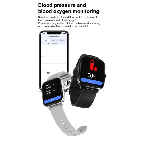Gazzify S35 Plus Silver Smart Watch Gender: Men