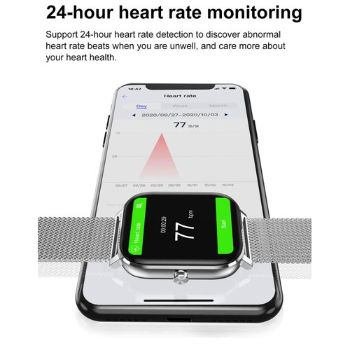 Gazzify S35 Plus Silver Smart Watch Gender: Men