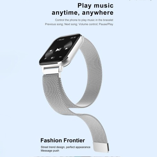 Round Gazzify Sx Silver Smart Watch