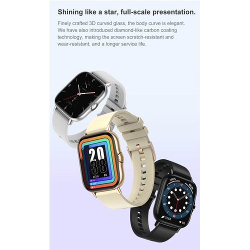 Gazzify S94 Gold Smart Watch Gender: Men