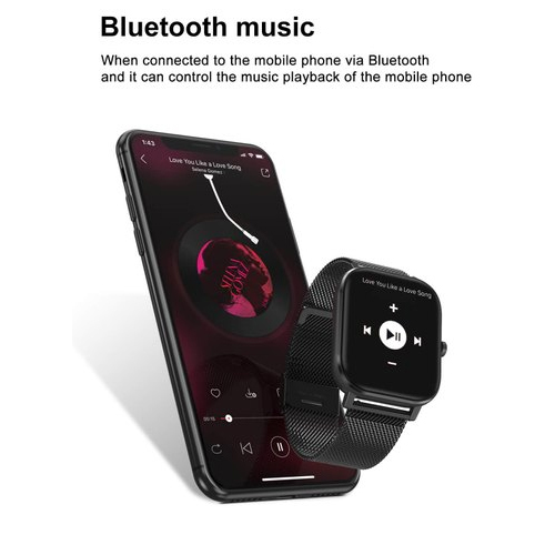 Gazzify S35 Plus Smartwatch - Color: Black