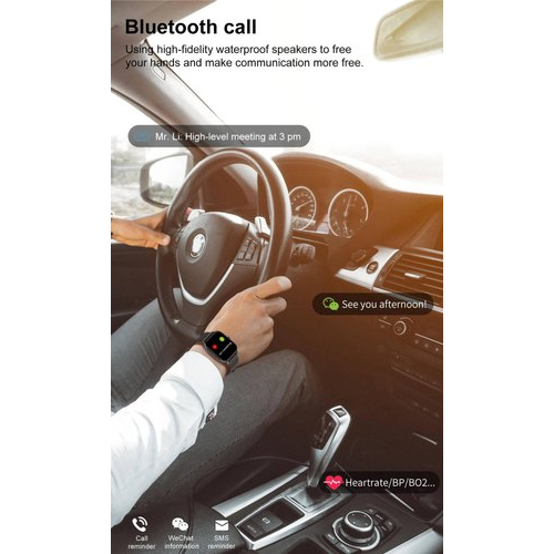 Gazzify S35 Plus Smartwatch - Color: Black