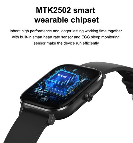 Gazzify S35 Plus Smartwatch - Color: Black