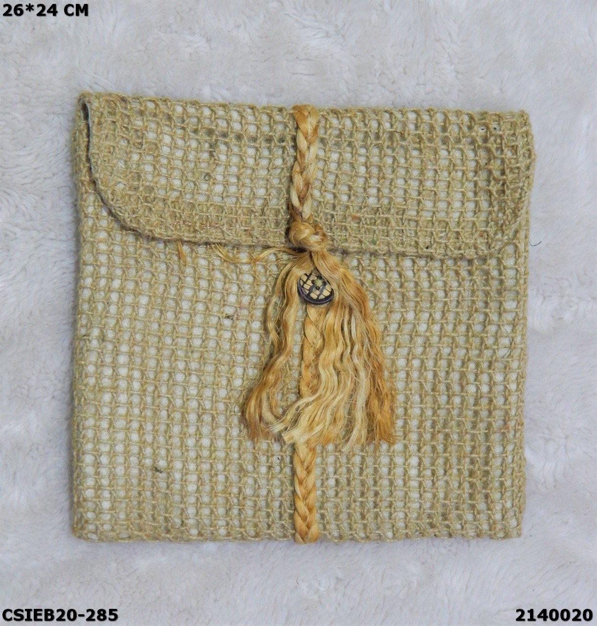 Multi Stylish Jute Cotton Handloom Pouch