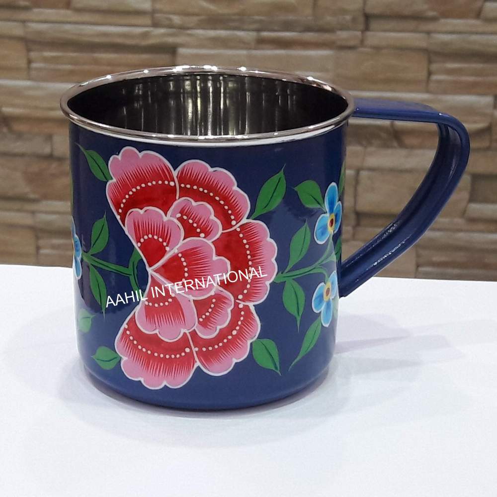 Customize Hand Painted Enamel Mug