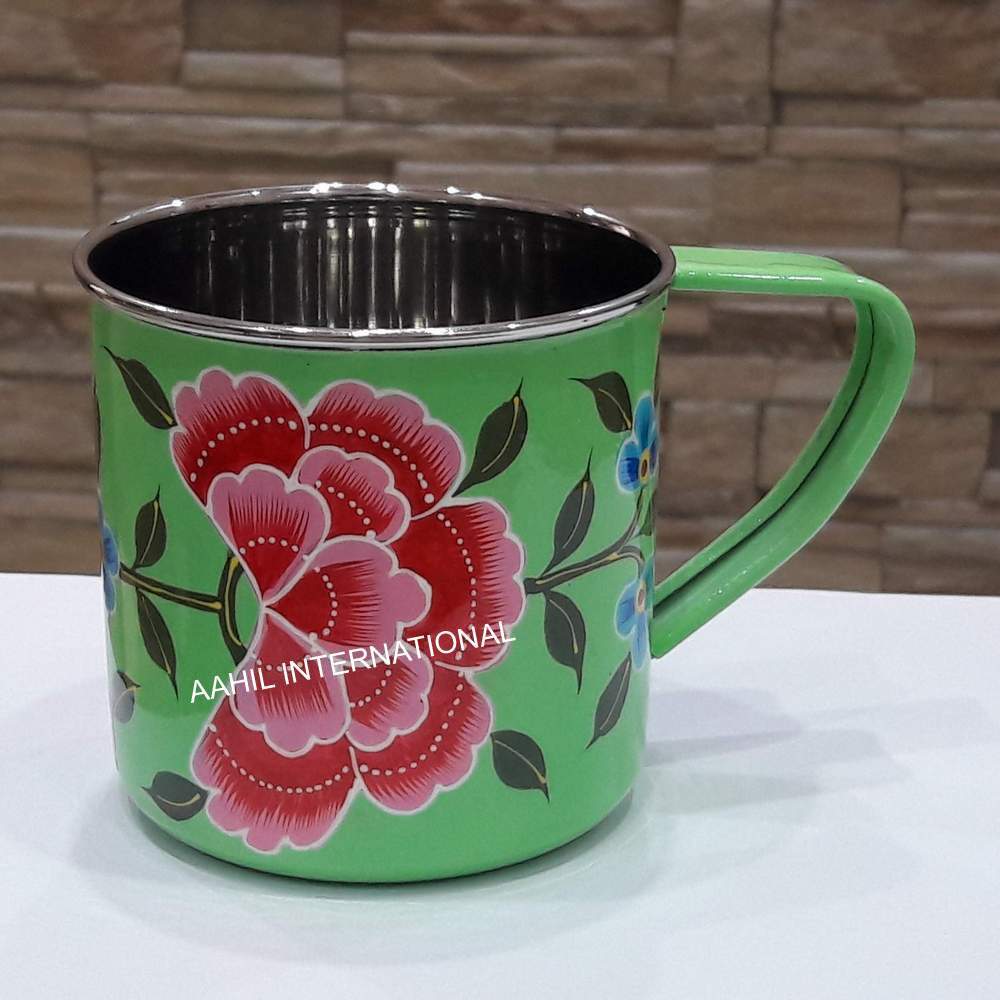 Customize Hand Painted Enamel Mug